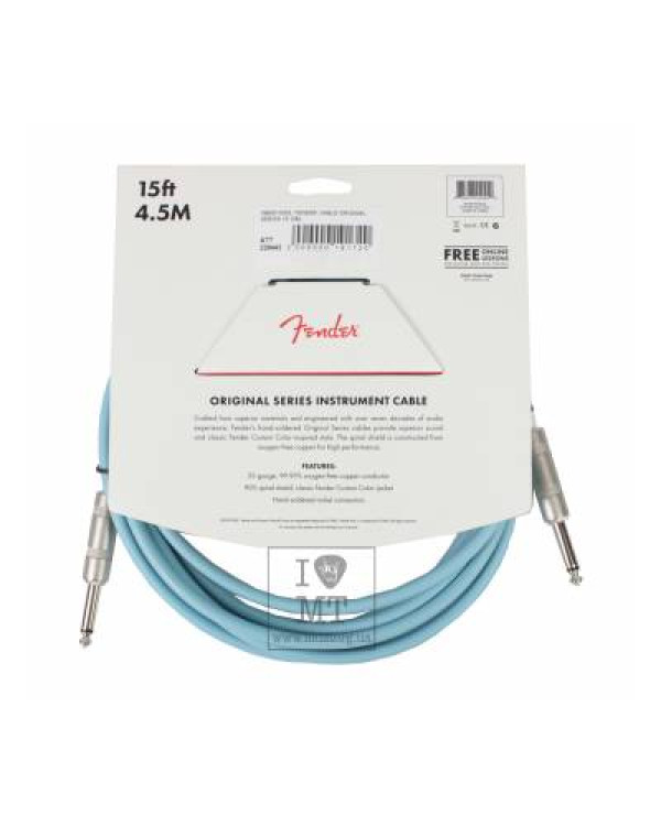 FENDER CABLE ORIGINAL SERIES 15' DBL Кабель інструментальний