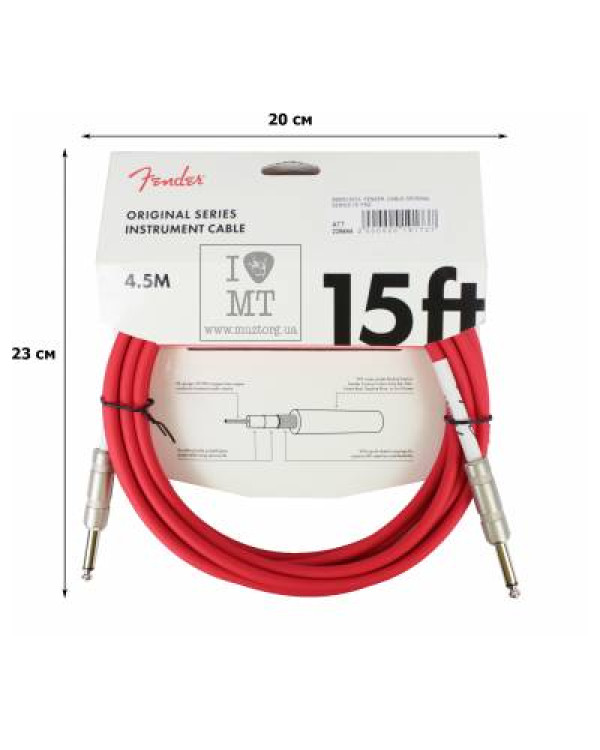 FENDER CABLE ORIGINAL SERIES 15' FRD Кабель інструментальний