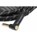 FENDER CABLE DELUXE SERIES 15' ANGLED BLACK TWEED Кабель інструментальний