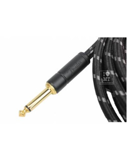 FENDER CABLE DELUXE SERIES 15' ANGLED BLACK TWEED Кабель інструментальний-foto5