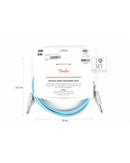 FENDER CABLE ORIGINAL SERIES 10' DBL Кабель інструментальний-foto2