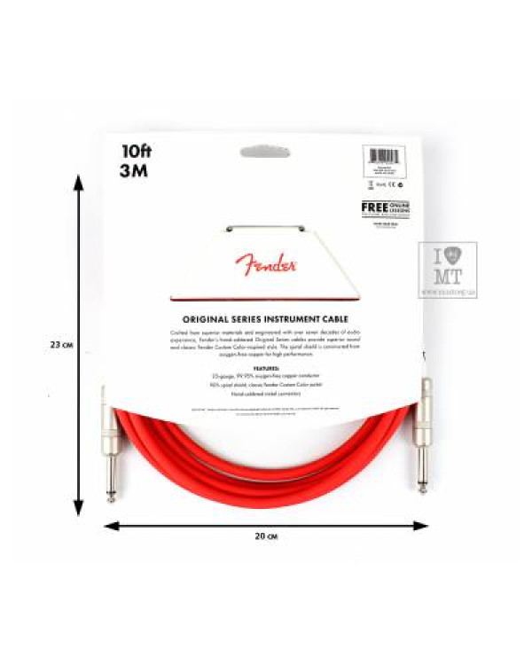 FENDER CABLE ORIGINAL SERIES 10' FRD Кабель інструментальний