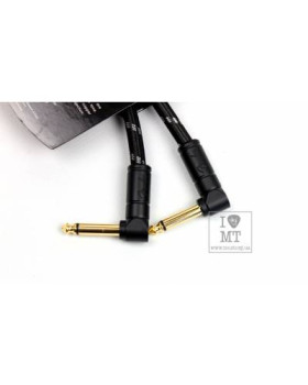 FENDER CABLE DELUXE SERIES 6" PATCHES (PAIR) BLACK TWEED Кабель інструментальний-foto3