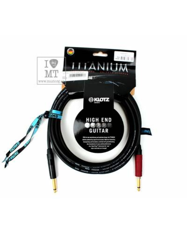 KLOTZ TITANIUM INSTRUMENT CABLE SILENTPLUG 6 M Кабель інструментальний