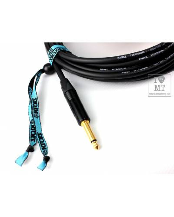 KLOTZ TITANIUM INSTRUMENT CABLE SILENTPLUG 6 M Кабель інструментальний