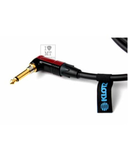 KLOTZ TITANIUM INSTRUMENT CABLE SILENTPLUG ANGLED 4.5 M Кабель інструментальний-foto3