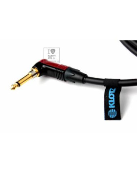 KLOTZ TITANIUM INSTRUMENT CABLE SILENTPLUG ANGLED 4.5 M Кабель інструментальний-foto3