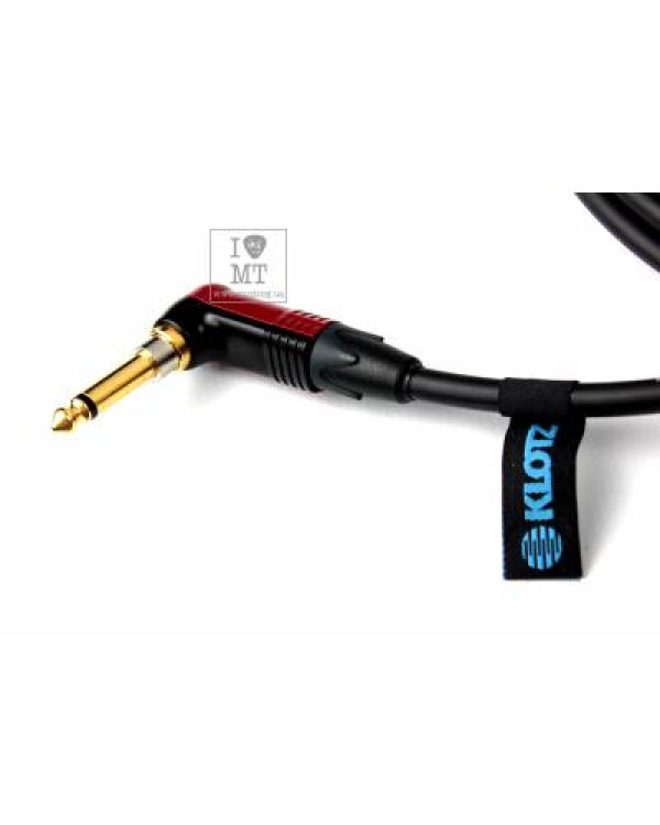 KLOTZ TITANIUM INSTRUMENT CABLE SILENTPLUG ANGLED 4.5 M Кабель інструментальний