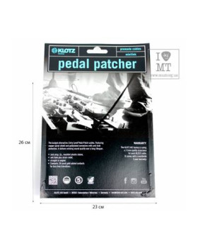 KLOTZ ENTRY LEVEL PEDAL PATCHER 30 CM ANGLED Кабель інструментальний-foto2