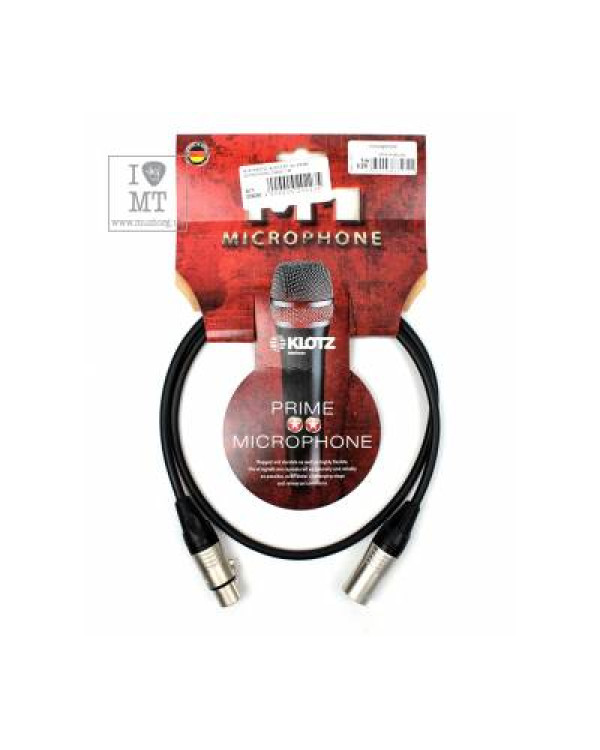 KLOTZ M1 PRIME MICROPHONE CABLE 1 M Кабель мікрофонний