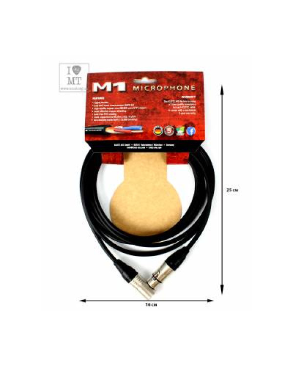 KLOTZ M1 PRIME MICROPHONE CABLE 3 M Кабель мікрофонний