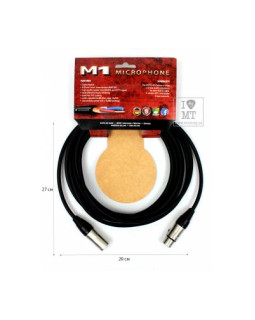 KLOTZ M1 PRIME MICROPHONE CABLE 5 M Кабель мікрофонний-foto2