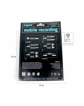 KLOTZ AY5 Y-CABLE STEREO MINI JACK - 2xJACK MONO BLACK 6 M Кабель комутаційний-foto2