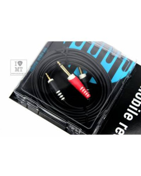 KLOTZ AY5 Y-CABLE STEREO MINI JACK - 2xJACK MONO BLACK 6 M Кабель комутаційний-foto3