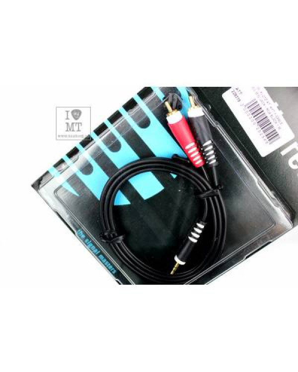 KLOTZ AY7 Y-CABLE STEREO MINI JACK - RCA BLACK 1 M Кабель комутаційний