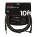FENDER CABLE DELUXE SERIES 10' ANGLED BLACK TWEED Кабель інструментальний
