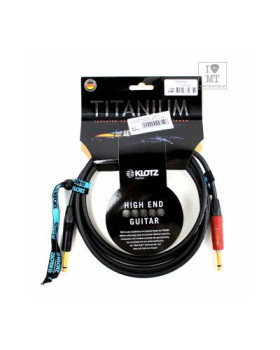 KLOTZ TITANIUM INSTRUMENT CABLE SILENTPLUG 3 M Кабель інструментальний