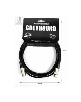 KLOTZ GREYHOUND MICROPHONE CABLE 3 M Кабель мікрофонний-foto2