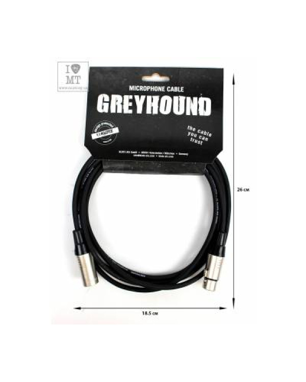 KLOTZ GREYHOUND MICROPHONE CABLE 3 M Кабель мікрофонний