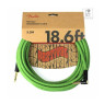 FENDER 18.6' ANGLED FESTIVAL INSTRUMENT CABLE PURE HEMP GREEN Кабель інструментальний