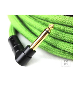 FENDER 18.6' ANGLED FESTIVAL INSTRUMENT CABLE PURE HEMP GREEN Кабель інструментальний-foto3