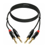 KLOTZ KT-JJ150 MINILINK PRO STEREO TWIN CABLE 1.5 M Кабель комутаційний