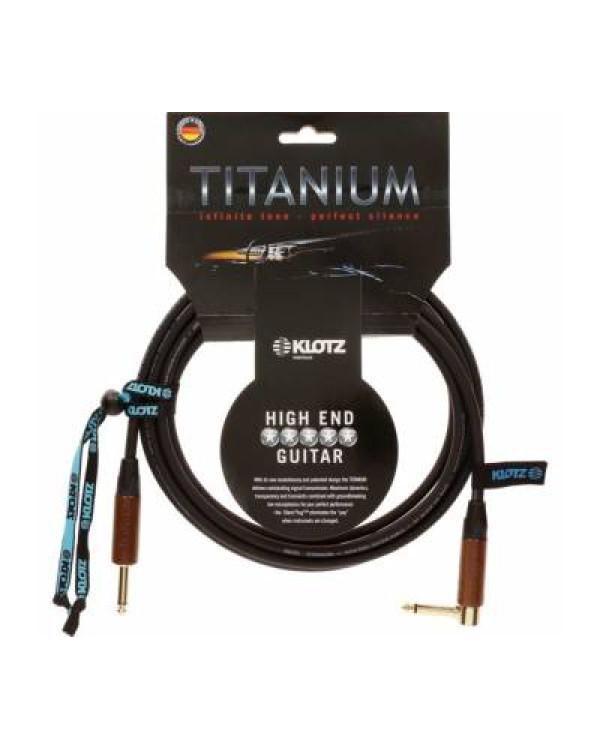 KLOTZ TITANIUM WALNUT INSTRUMENT CABLE 4.5 M Кабель інструментальний