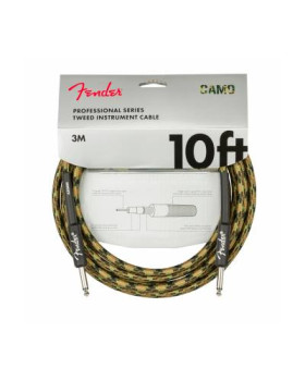 FENDER CABLE PROFESSIONAL SERIES 10' WOODLAND CAMO Кабель інструментальний