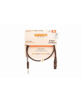 WARM AUDIO Pro-XLRf-TRSm-3' Кабель комутаційний