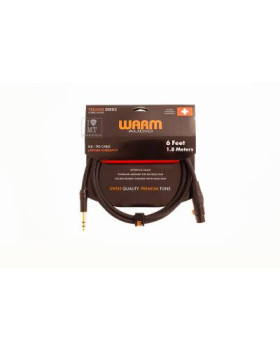 WARM AUDIO Prem-XLRf-TRSm-6' Кабель комутаційний WARM AUDIO Prem-XLRf-TRSm-6' Кабель комутаційний