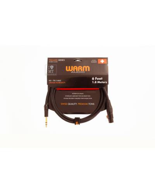 WARM AUDIO Prem-XLRf-TRSm-6' Кабель комутаційний