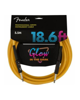 FENDER CABLE PROFESSIONAL SERIES 18.6' GLOW IN DARK ORANGE Кабель інструментальний FENDER CABLE PROFESSIONAL SERIES 18.6' GLOW IN DARK ORANGE Кабель інструментальний