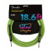 FENDER CABLE PROFESSIONAL SERIES 18.6' GLOW IN DARK GREEN Кабель інструментальний