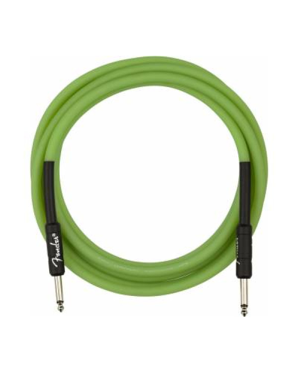 FENDER CABLE PROFESSIONAL SERIES 18.6' GLOW IN DARK GREEN Кабель інструментальний