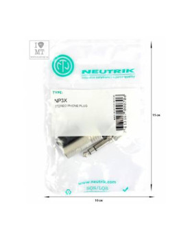 QUIK LOK NC369 Neutrik stereo 6.3mm metal jack plug (NP3X) Конектор Jack стерео 6.3 мм-foto3