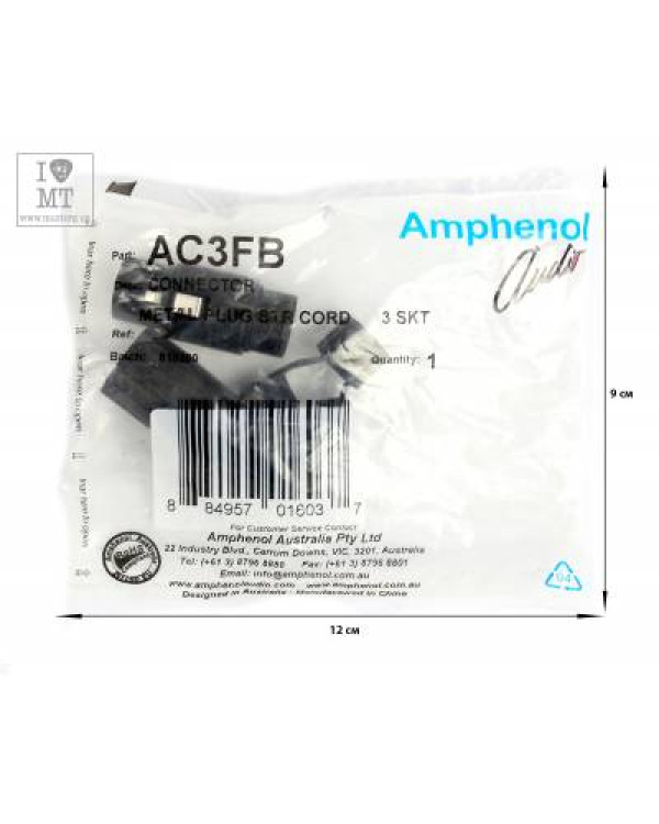 QUIK LOK NC534AF Конектор XLR 3-pin female (мама)