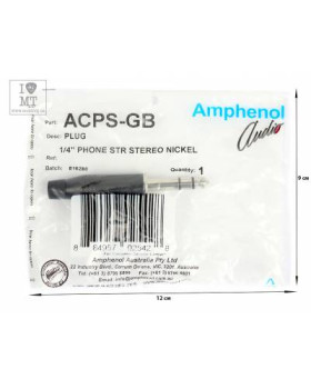 QUIK LOK G512AB Amphenol Конектор Jack стерео 6.3 мм-foto2