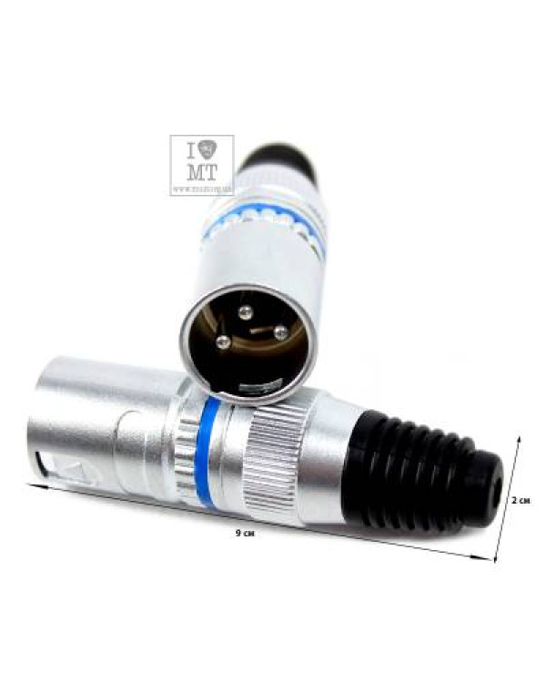 QUIK LOK NC955K Конектор XLR 3-pin male (папа)