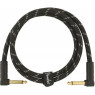FENDER CABLE DELUXE SERIES 3' BLACK TWEED Кабель інструментальний