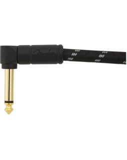 FENDER CABLE DELUXE SERIES 3' BLACK TWEED Кабель інструментальний-foto4