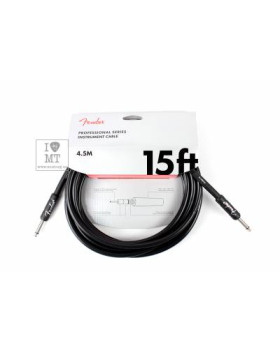FENDER CABLE PROFESSIONAL SERIES 15' BLACK Кабель інструментальний