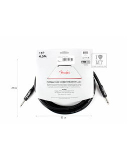 FENDER CABLE PROFESSIONAL SERIES 15' BLACK Кабель інструментальний-foto2