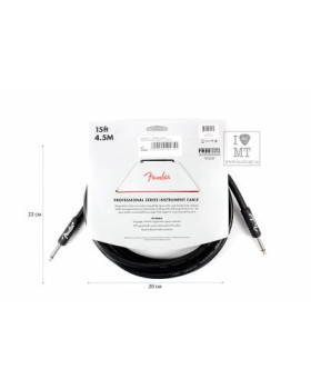 FENDER CABLE PROFESSIONAL SERIES 15' BLACK Кабель інструментальний-foto2