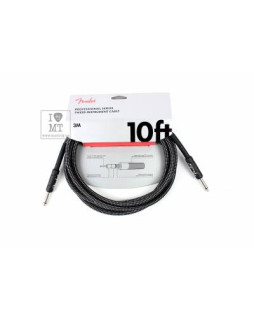 FENDER CABLE PROFESSIONAL SERIES 10' GREY TWEED Кабель інструментальний FENDER CABLE PROFESSIONAL SERIES 10' GREY TWEED Кабель інструментальний