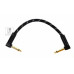 FENDER CABLE DELUXE SERIES 6" PATCH BLACK TWEED Кабель інструментальний