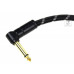 FENDER CABLE DELUXE SERIES 6" PATCH BLACK TWEED Кабель інструментальний