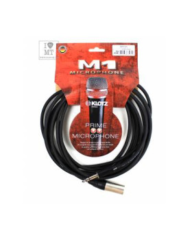 KLOTZ M1 PRIME MICROPHONE CABLE XLR MALE - BALANCED JACK 5 M Кабель мікрофонний