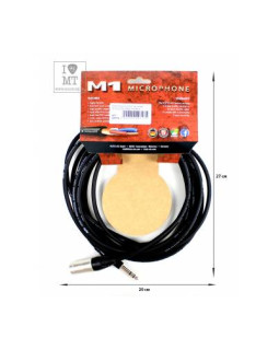 KLOTZ M1 PRIME MICROPHONE CABLE XLR MALE - BALANCED JACK 5 M Кабель мікрофонний-foto2