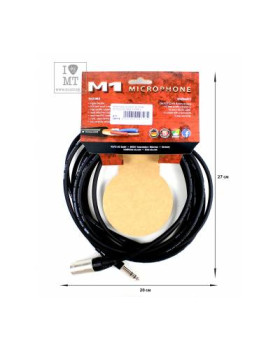 KLOTZ M1 PRIME MICROPHONE CABLE XLR MALE - BALANCED JACK 5 M Кабель мікрофонний-foto2