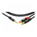 KLOTZ KY7-090 MINILINK PRO Y-CABLE BLACK 0.9 M Кабель комутаційний